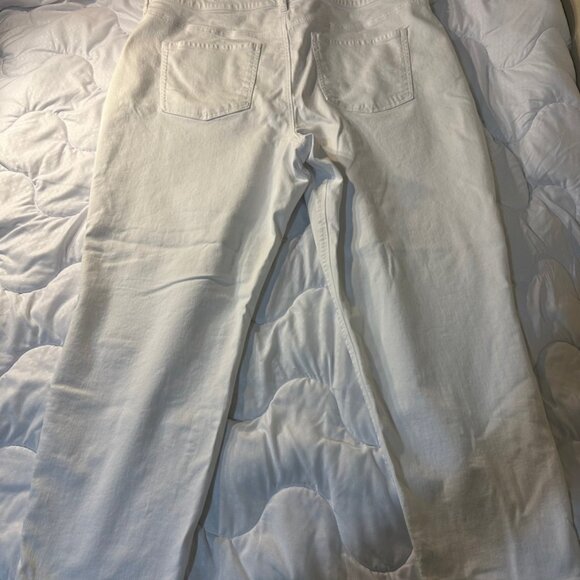 American Eagle Jeans Cream White Size 22 Regular Inseam 28 inches Mom Jean - Picture 2 of 13